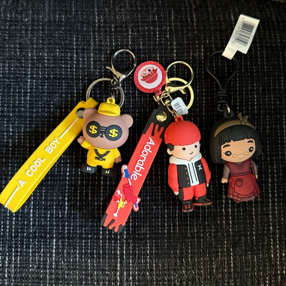 Kawaii Keychain Bundles of 3
